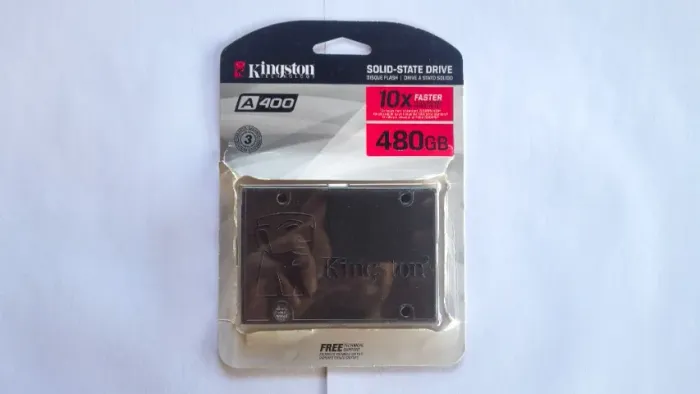 SSD 480GB Kingston - Apenas 1 hora de uso - 100% Saudável - Seminovo
