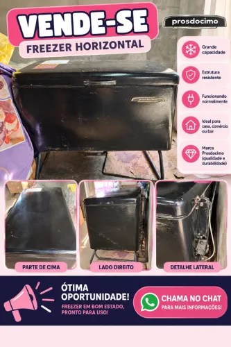 Freezer antigo Prosdocimo