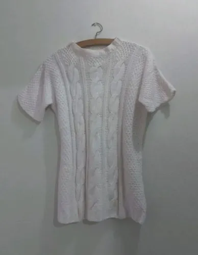 Blusa de tricô vintage anos 80 - acervo de família