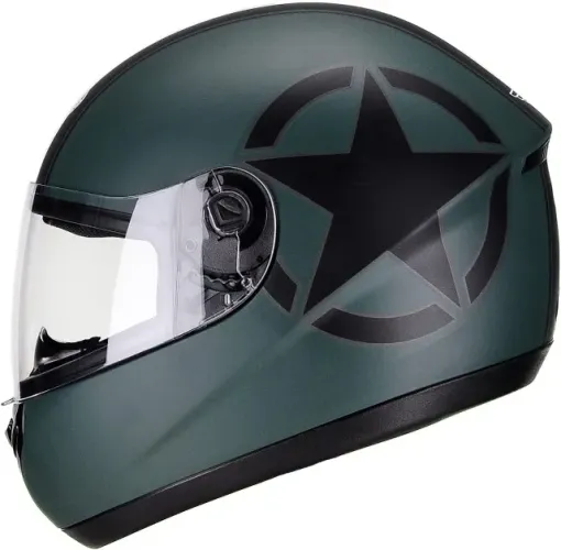 Capacete Peels Spike Army Verde Militar Fosco com Preto n° 56
