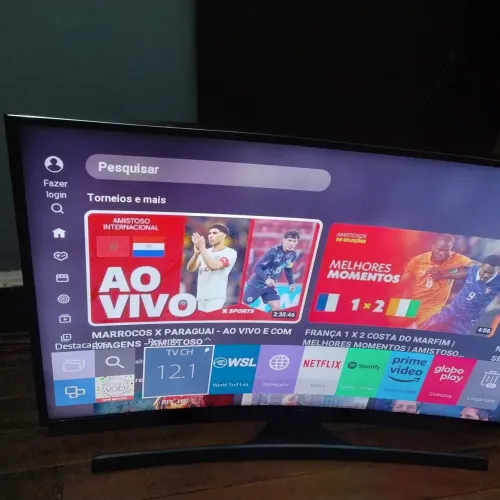 TV SAMSUNG 48 POLEGADAS 4K CURVA