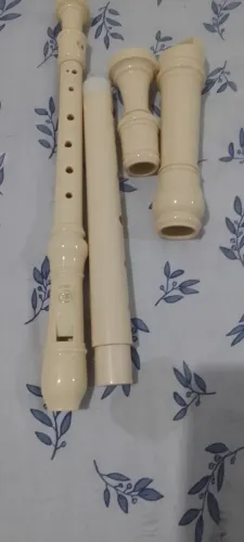 Flauta Contralto Yamaha Germânica YRA-27 III e Flauta Soprano Germânica YRS_23