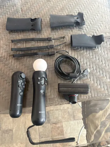 PS Move Completo (Eye cam, jogos e acessórios)