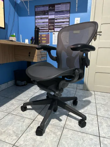 Cadeira New Aeron Grafite Completa - Herman Miller - 2025