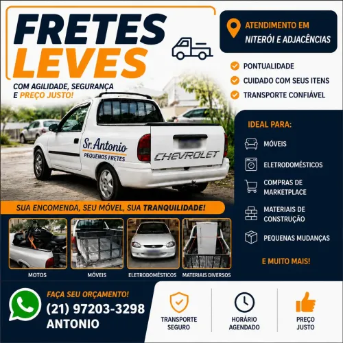 Pequenos Fretes | Niterói e Adjacências