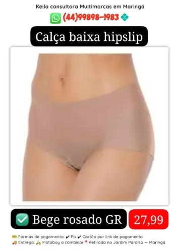 Calça baixa hipslip Demillus GR