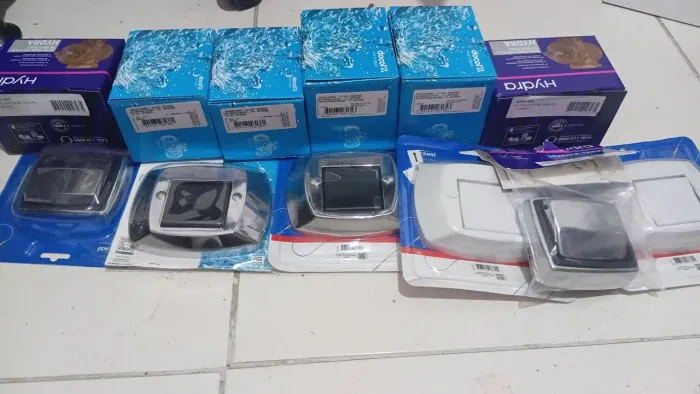 Kit 6 válvulas de descarga com acabamentos