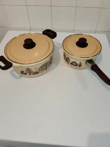Panela e Caçarolas Mãe Ágata E- Line Anos 70/80 (Usado)
