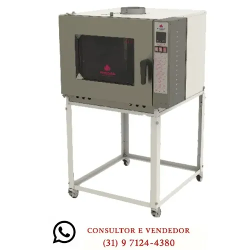 Forno Turbo 5 Esteiras Elétrico Progás Novo