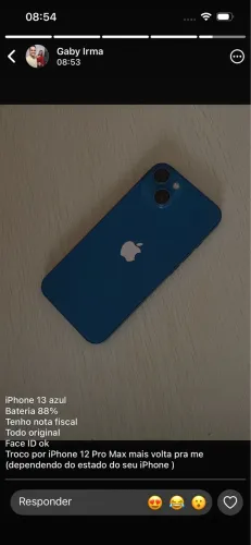 iPhone 13 azul