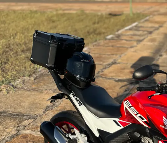 Baú Moto 37L com 2 Encostos | Pouco Uso
