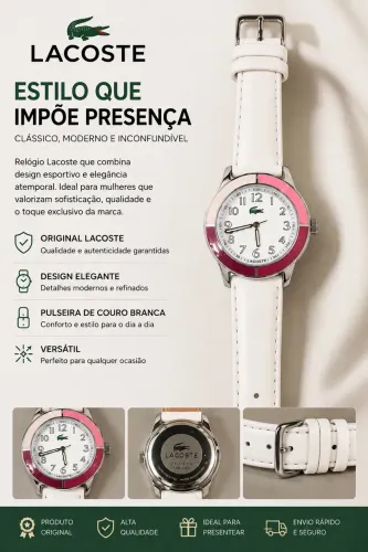 Relógio Lacoste Branco