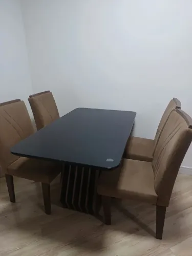 Mesa tampo vidro