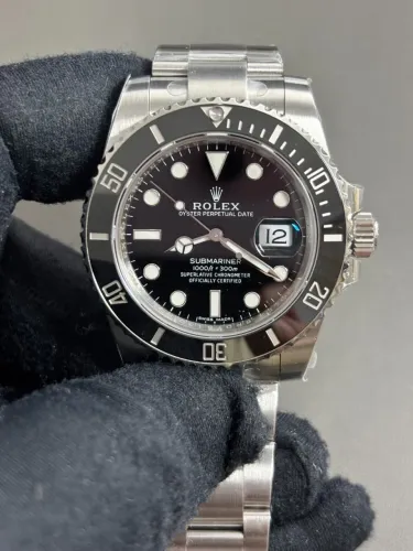 Relógio Rolex Submariner 116610LN Mostrador Preto 41 Milímetros