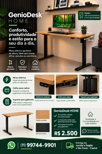 Mesa de Escritório GenioDesk