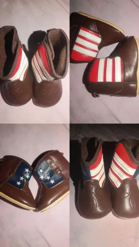 Botas/sapato de bebê 