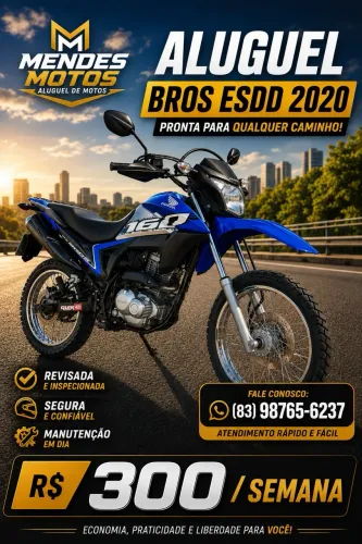 ALUGUEL/LOCAÇAO DE MOTO