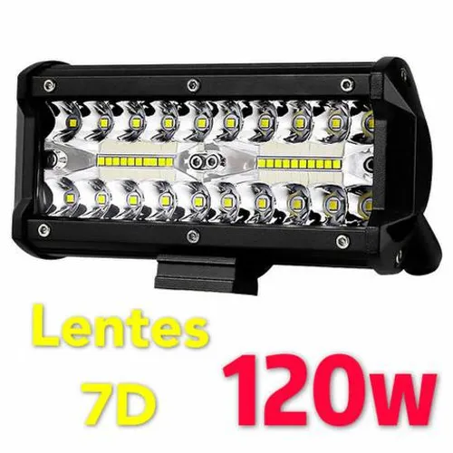 Barra de Led Off Road 7D 120w