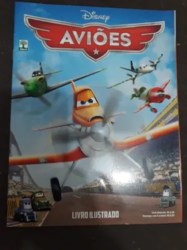 Álbum Disney Aviões - Incompleto - Com 21 Figurinhas Coladas
