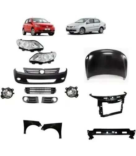 Kit frente capo pára-choque faróis gol Voyage Saveiro g5 