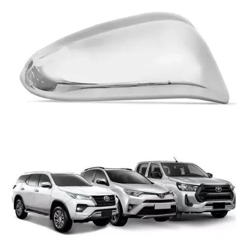 Aplique Toyota Hilux / SW4 / Rav4 2016/ - Retrovisor Cromado - LD LE