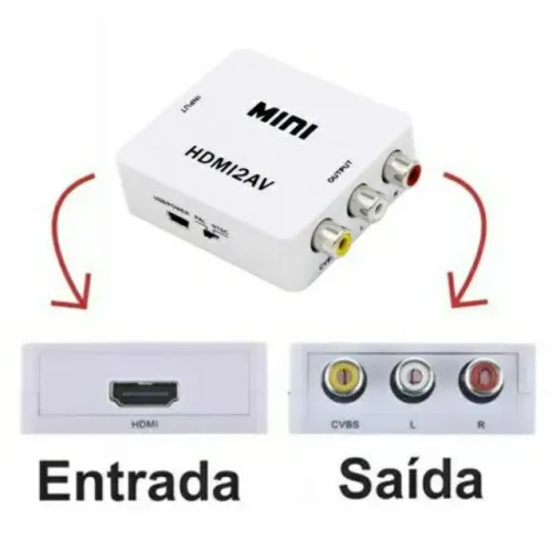 Conversor De Hdmi Para Av RCA Hd 1080p original