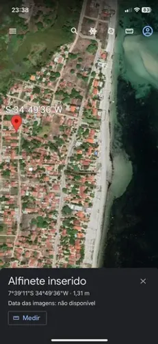 Terreno na praia de Catuama, 12x30 escriturado. 