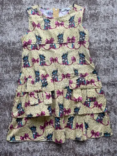 Vestido Infantil Estampa de Coelhos kokid