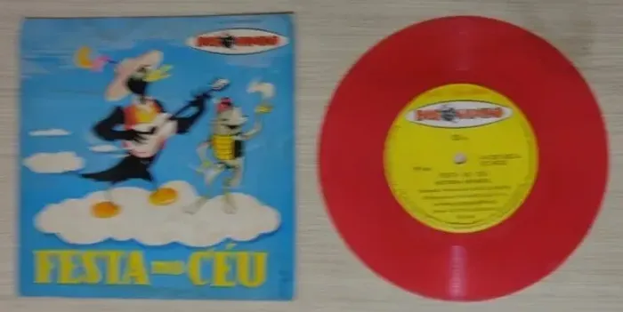 Coleção Disquinho - Festa no Céu e Patinho Feio (LPs vinil original de 1960)