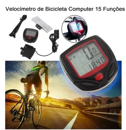 Velocímetro Ciclo Computador Bike Bicicleta Com Fio