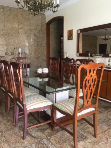 Sala de Jantar 2.20 x 1.10 Completa completa c 12 cadeiras