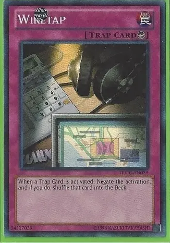 Yugioh!!! Wiretap DrLG-pt035 Super Rare - Dragons Of Legend