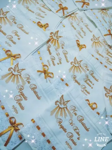 Toalhinhas personalizadas para lembrancinhas.