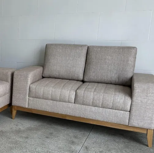 Sofá 2 lugares em Linho direto da fábrica