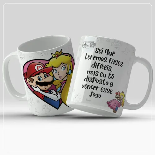 Caneca Mario caneca foto casal
