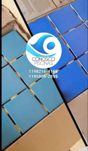 Revestimento e mão de obra para sua piscina é Conosco Piscinas ?
