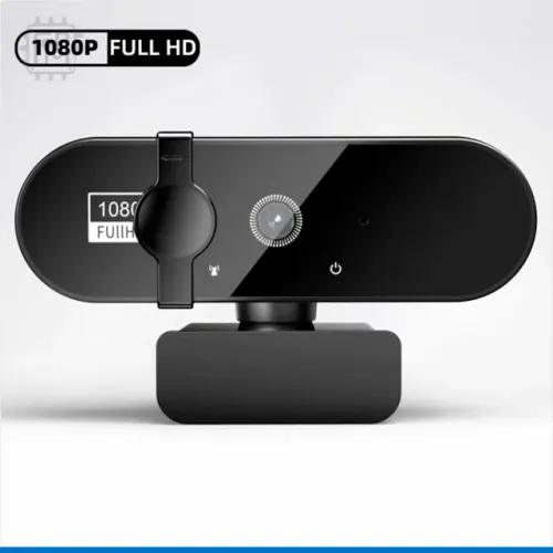 Webcam Full HD 1080p Usb Com o Microfone Autofoco Para Computador Notebook Live Gaming