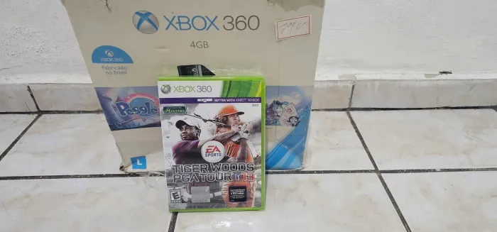 JOGO ORIGINAL LACRADO TOGER WOODS PARA XBOX 360 IMPECÁVEL COLECIONAVEL