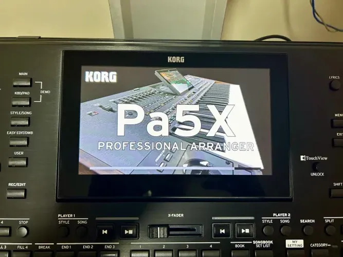 KORG PA5X 76 teclas zerado Versão 1.4.3