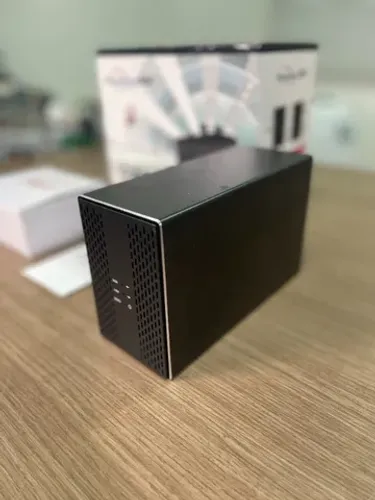 Case Gaveta Usb-c 3.1 Para 2 Hds 3.5 Externo Raid 0 Raid 1