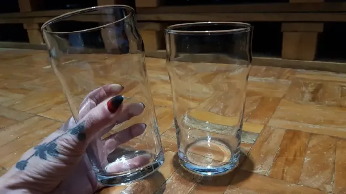 Par de copos pint para cerveja, grandes, importados e de vidro grosso muito resistente