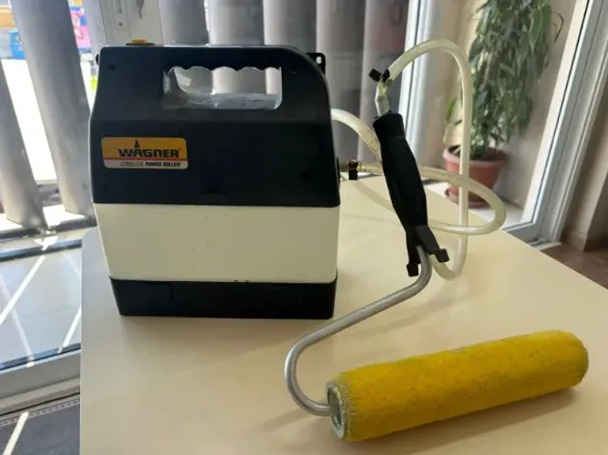 Rolo de pintura elétrica da Wagner Cordless Power Spray Power Roller