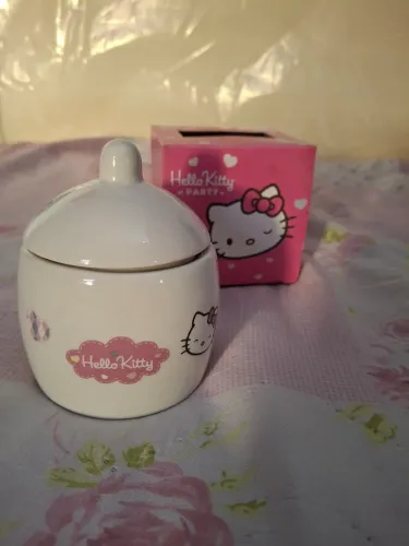 Açucareiro Hello Kitty coleção Salvat NOVO