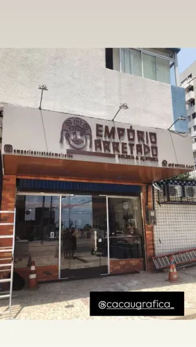 Fachada ACM com PVC expandido