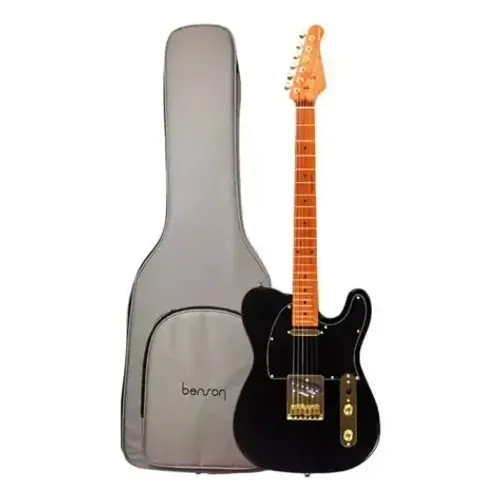 Guitarra Benson Hardy T 904 M BK/BK Gold