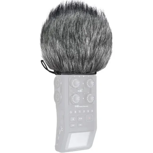 Protetor de Vento Peludo Zoom H6 e Tascam parece o WSU-1