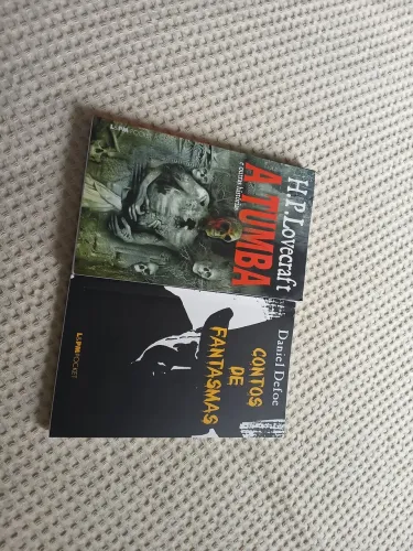Livros de terror e fantasia - H.P. Lovecraft e Daniel Defoe