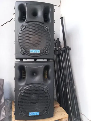 Caixa de som ativa e passiva