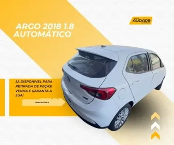 Sucata Argo 2018 1.8 automatico