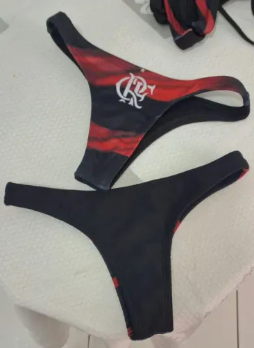 Biquíni Flamengo Vermelho e Preto